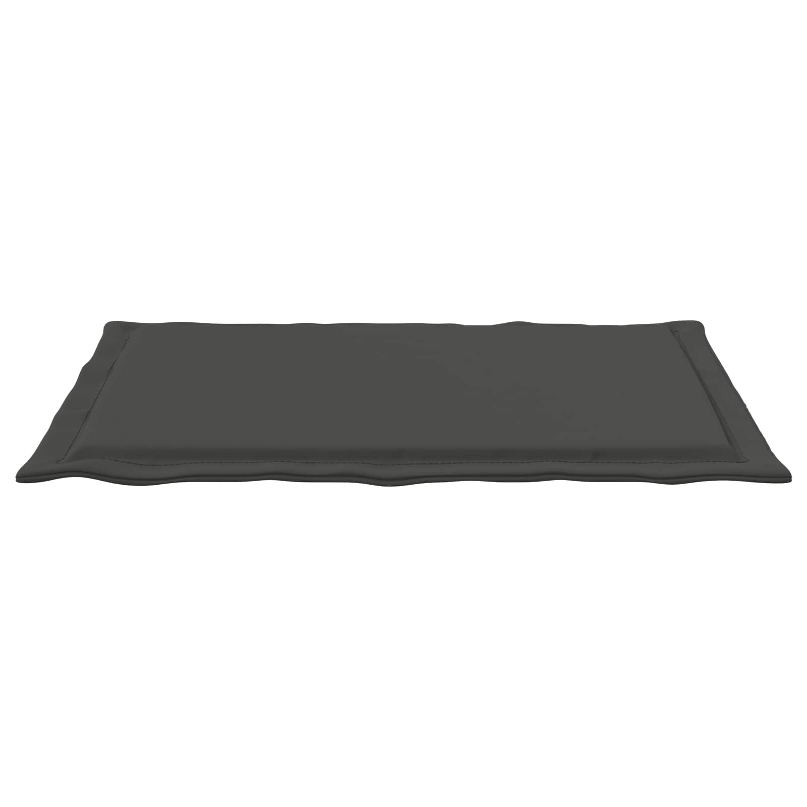 Sitzkissen 2 pcs Anthrazit 47 x 36 x 2 cm Polyester