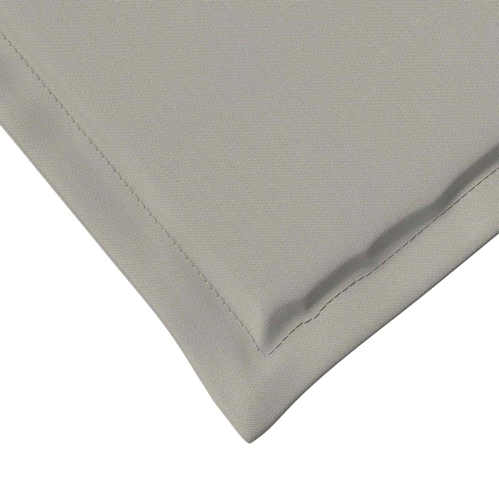 Sitzkissen 2 pcs Hellgrau 47 x 36 x 2 cm Polyester