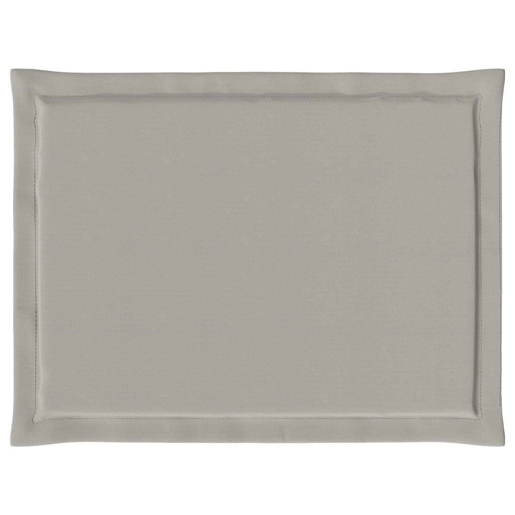 Sitzkissen 2 pcs Hellgrau 47 x 36 x 2 cm Polyester