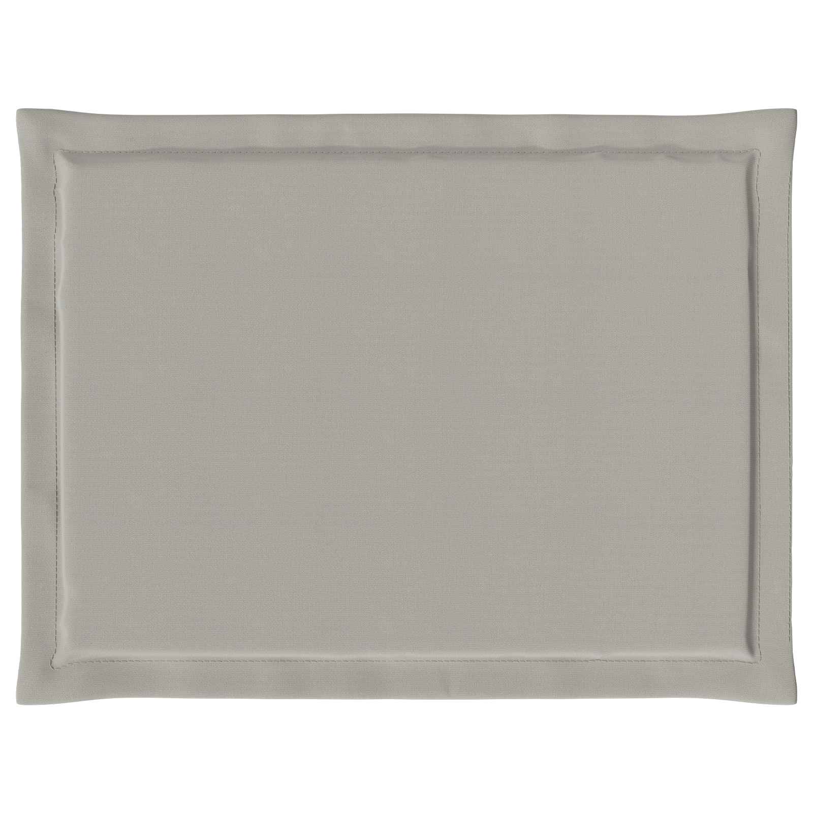 Sitzkissen 2 pcs Hellgrau 47 x 36 x 2 cm Polyester