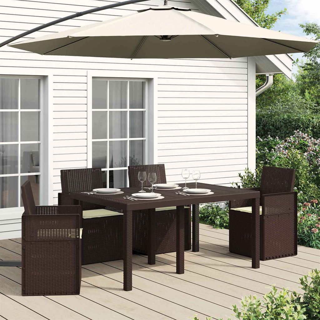 Sitzkissen 4 pcs Creme 47 x 36 x 2 cm Polyester
