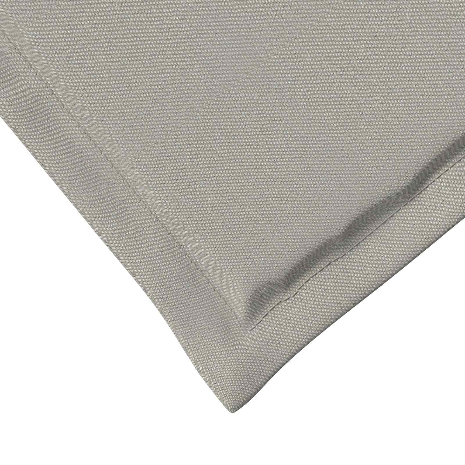 Sitzkissen 4 pcs Hellgrau 47 x 36 x 2 cm Polyester