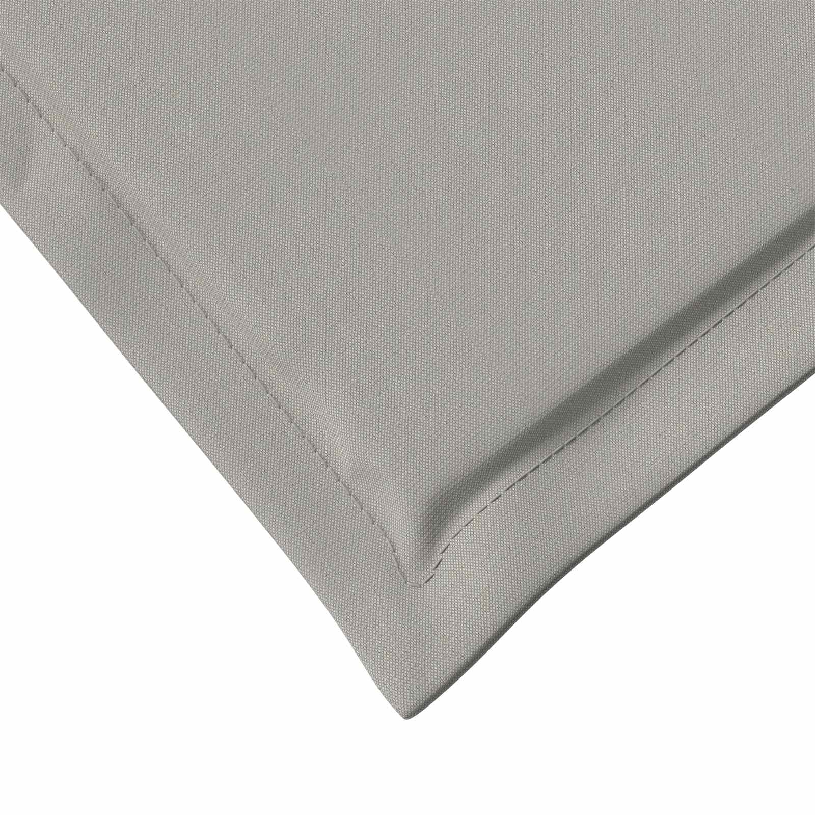 Sitz- und Rückenkissen 2 pcs Hellgrau 47 x 45 x 2 cm Polyester