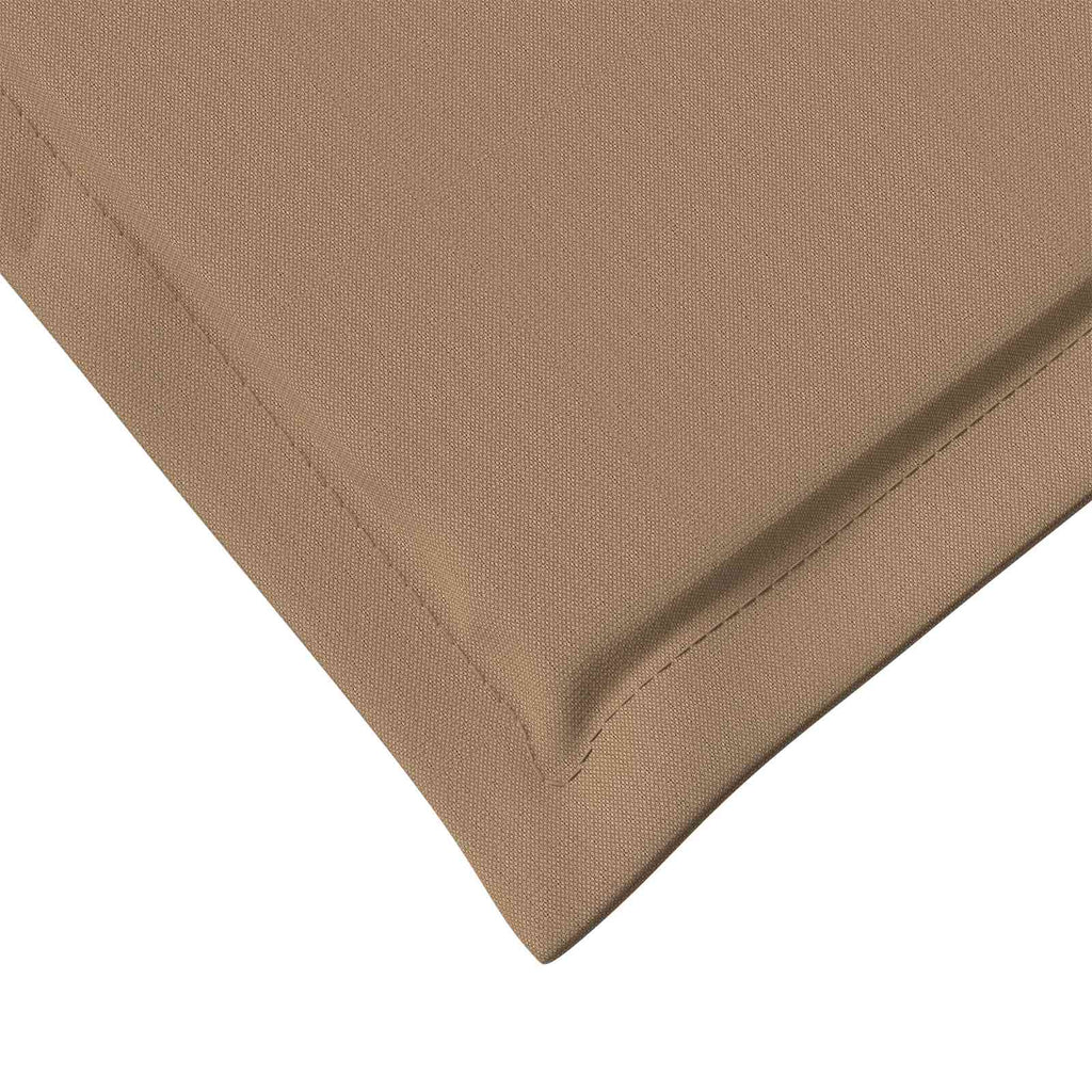 Sitz- und Rückenkissen 4 pcs Taupe 47 x 45 x 2 cm Polyester