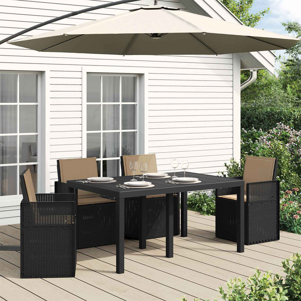 Sitz- und Rückenkissen 4 pcs Taupe 47 x 45 x 2 cm Polyester