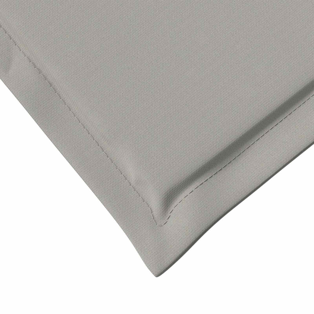Sitz- und Rückenkissen 4 pcs Hellgrau 47 x 45 x 2 cm Polyester