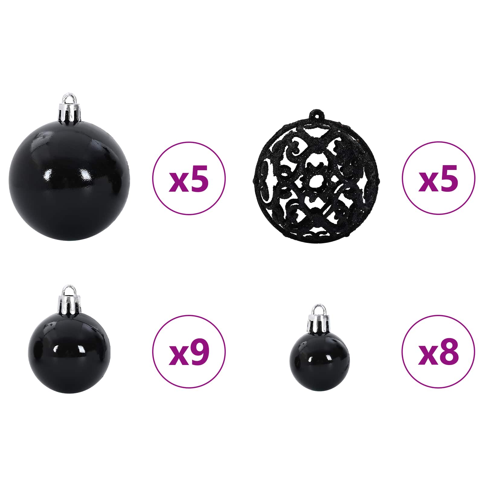 Künstlicher klappbarer Weihnachtsbaum Weiß 150 cm PVC und Stahl