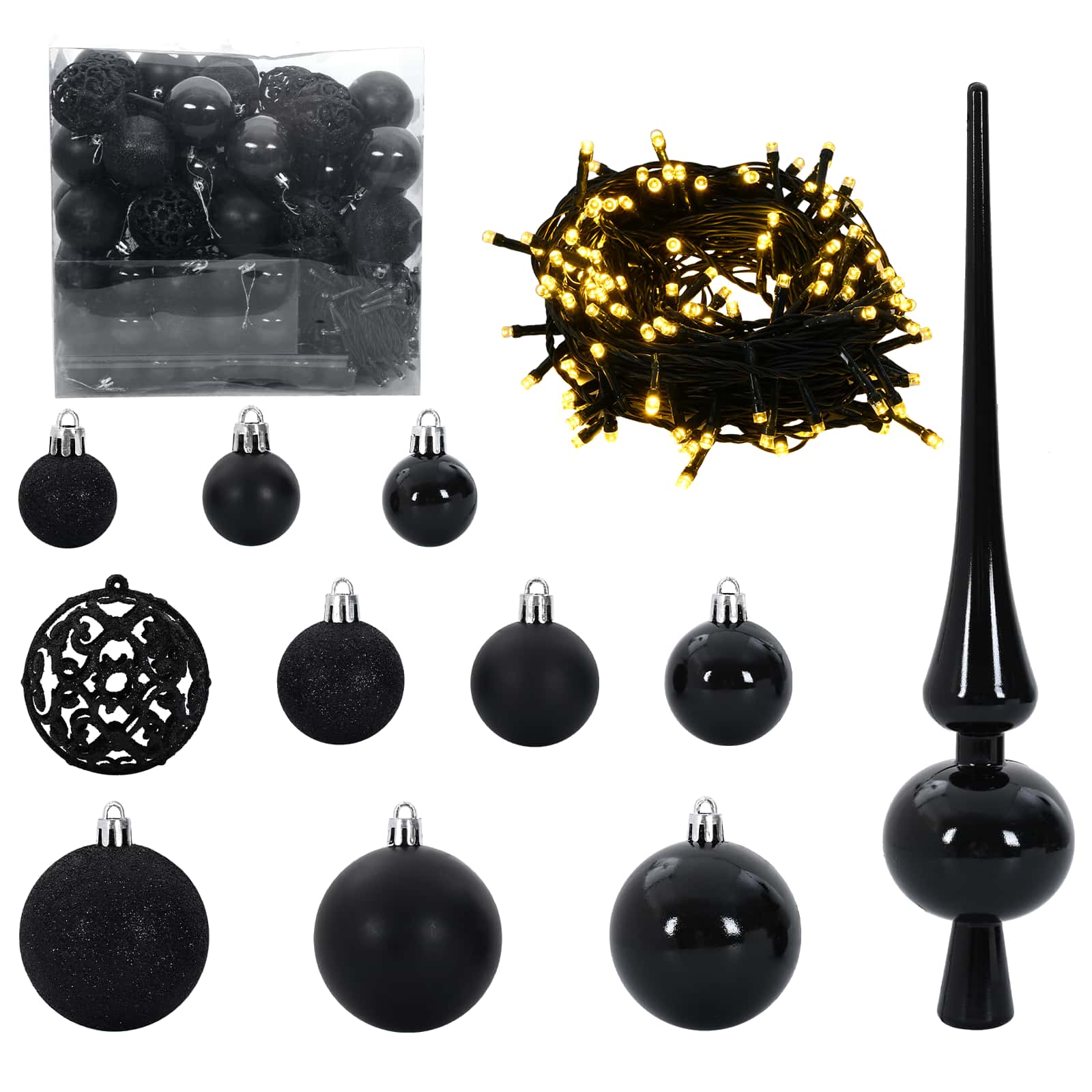 Künstlicher klappbarer Weihnachtsbaum Weiß 180 cm PVC und Stahl