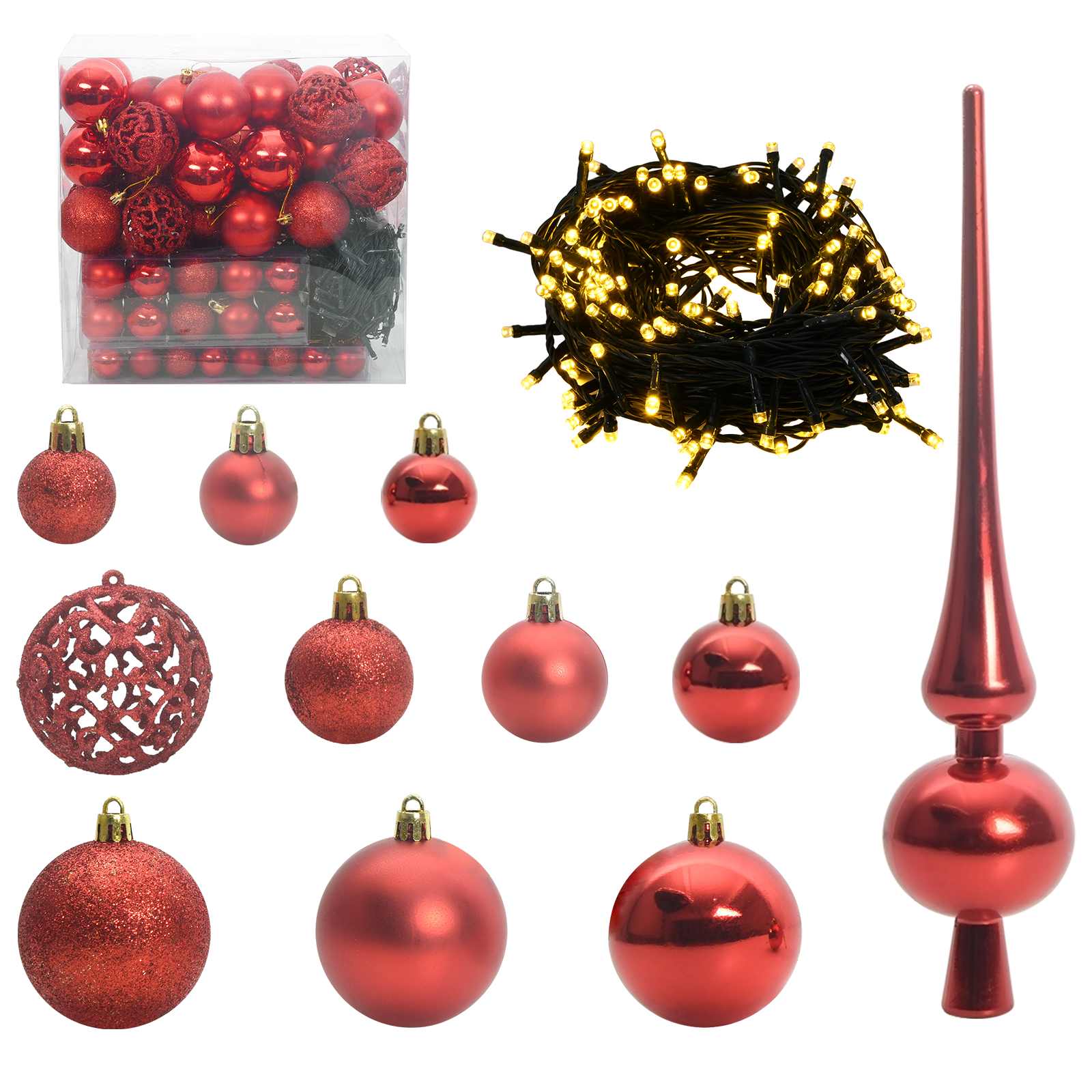 Künstlicher klappbarer Weihnachtsbaum Weiß 240 cm PVC und Stahl
