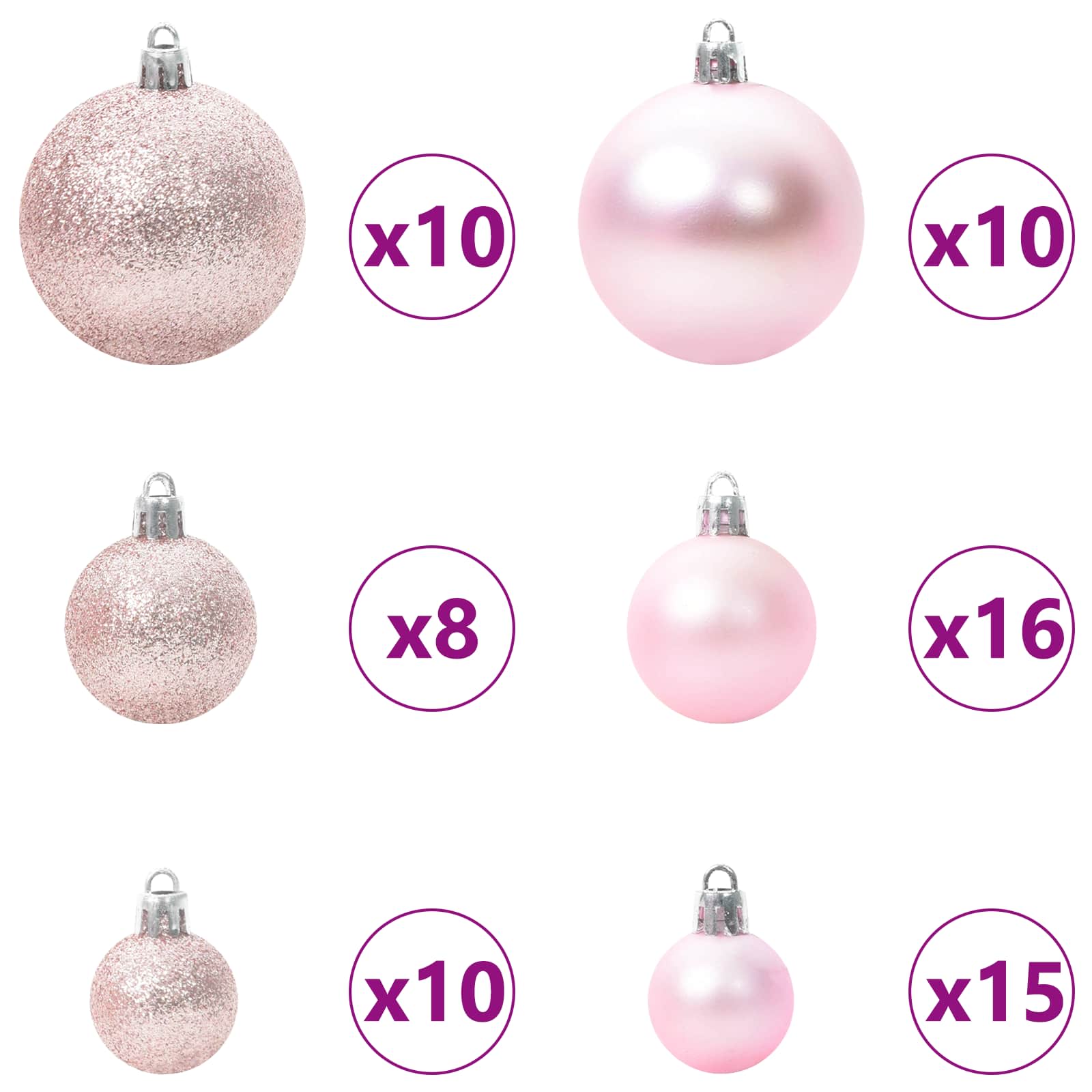 Künstlicher klappbarer Weihnachtsbaum Weiß 240 cm PVC und Stahl