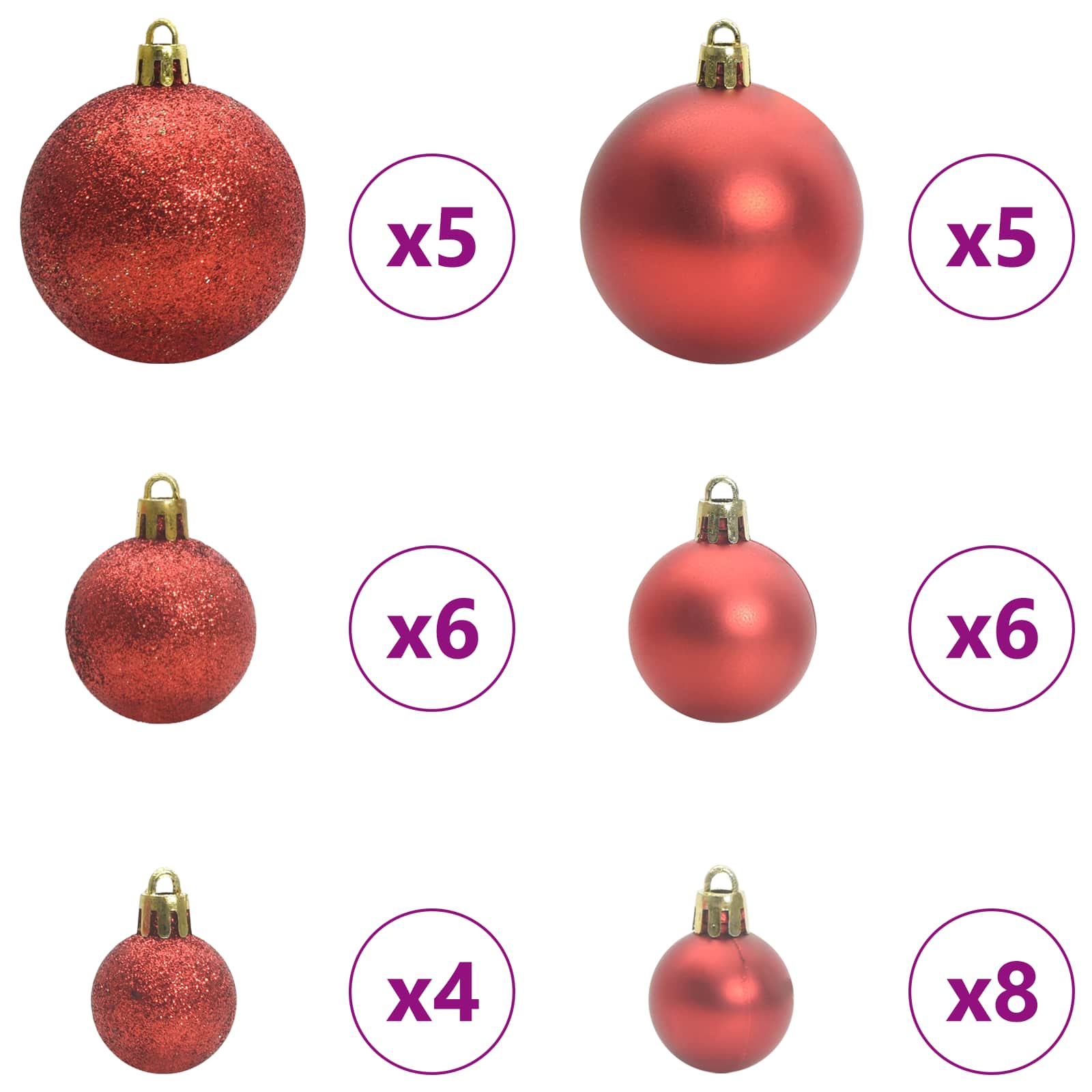 Künstlicher Weihnachtsbaum Weiß 150 cm PVC und Stahl