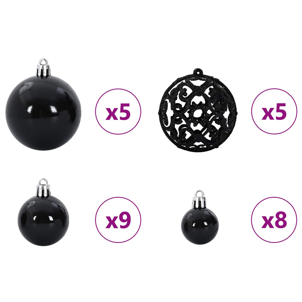 Künstlicher Weihnachtsbaum Weiß 150 cm PVC und Stahl