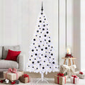 Künstlicher Weihnachtsbaum Weiß 210 cm PVC und Stahl