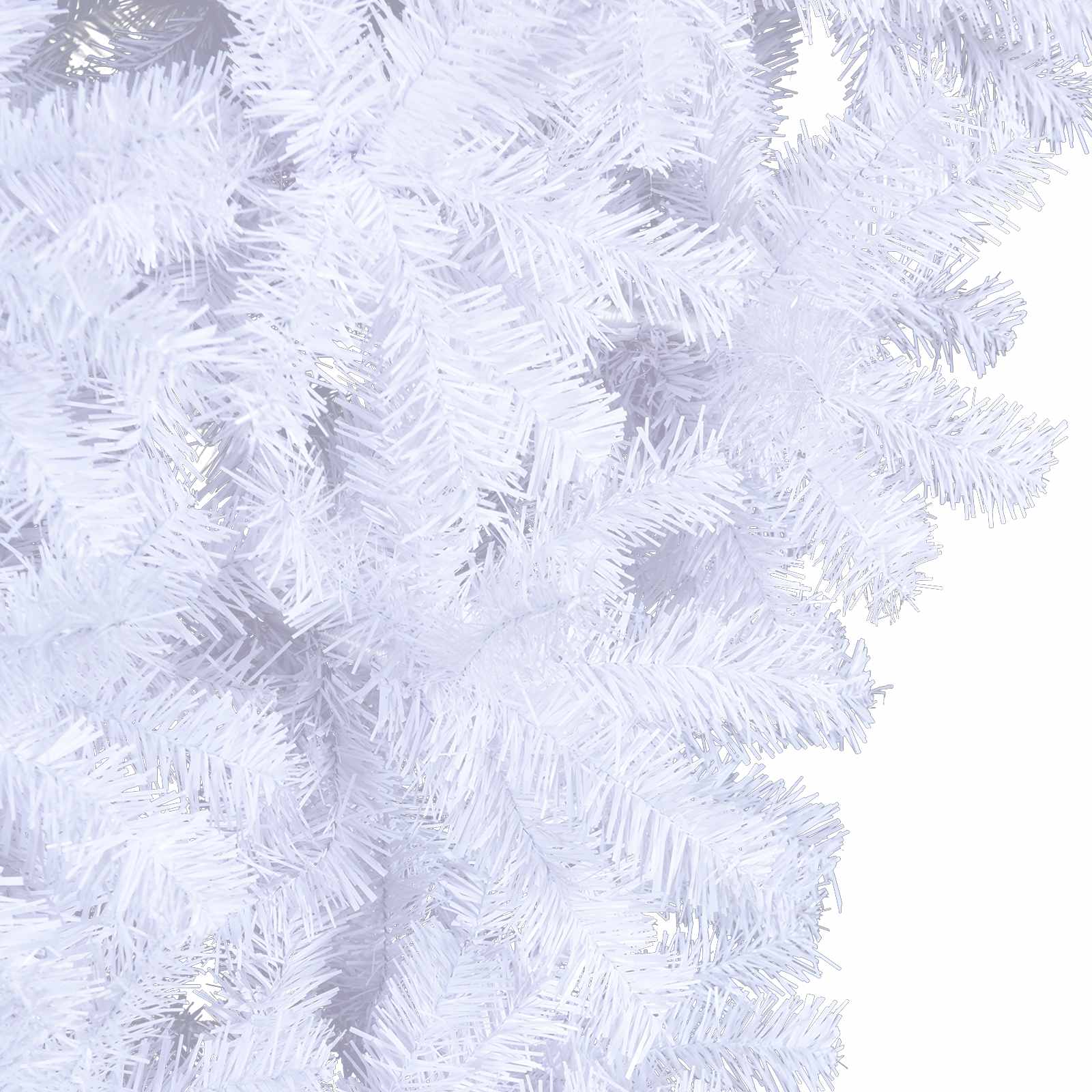 Künstlicher Weihnachtsbaum Weiß 120 cm PVC und Stahl