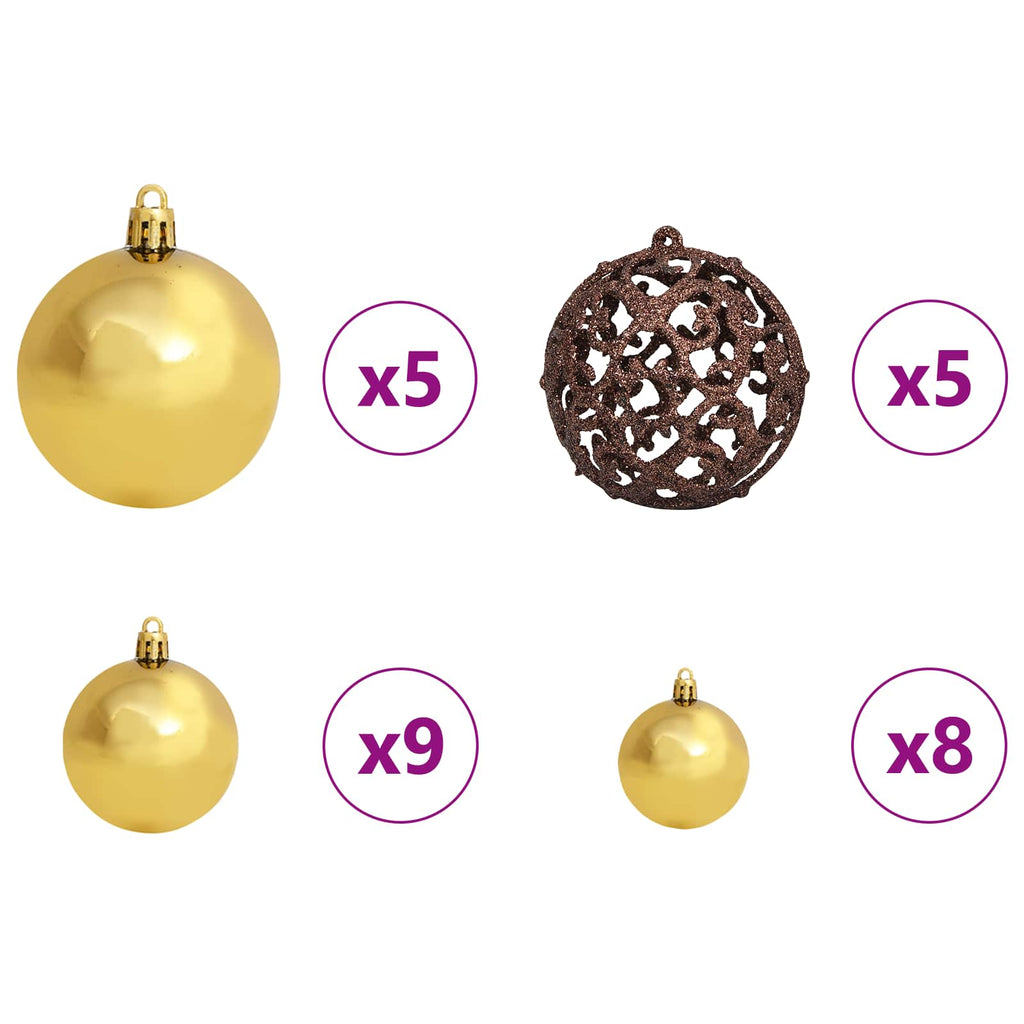 Künstlicher Weihnachtsbaum Weiß 120 cm PVC und Stahl