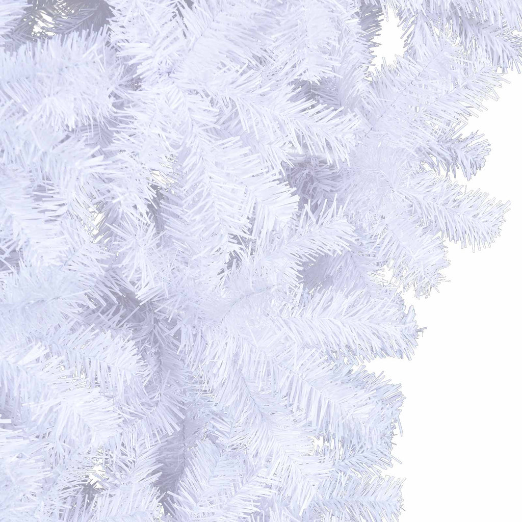 Künstlicher Weihnachtsbaum Weiß 240 cm PVC und Stahl