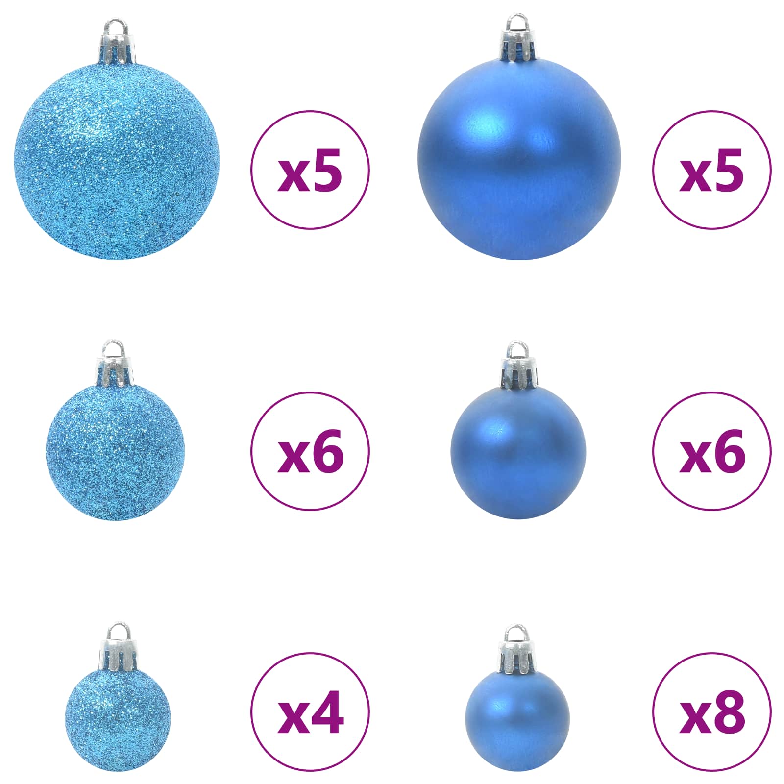 Künstlicher Weihnachtsbaum Weiß 120 cm PVC und Stahl