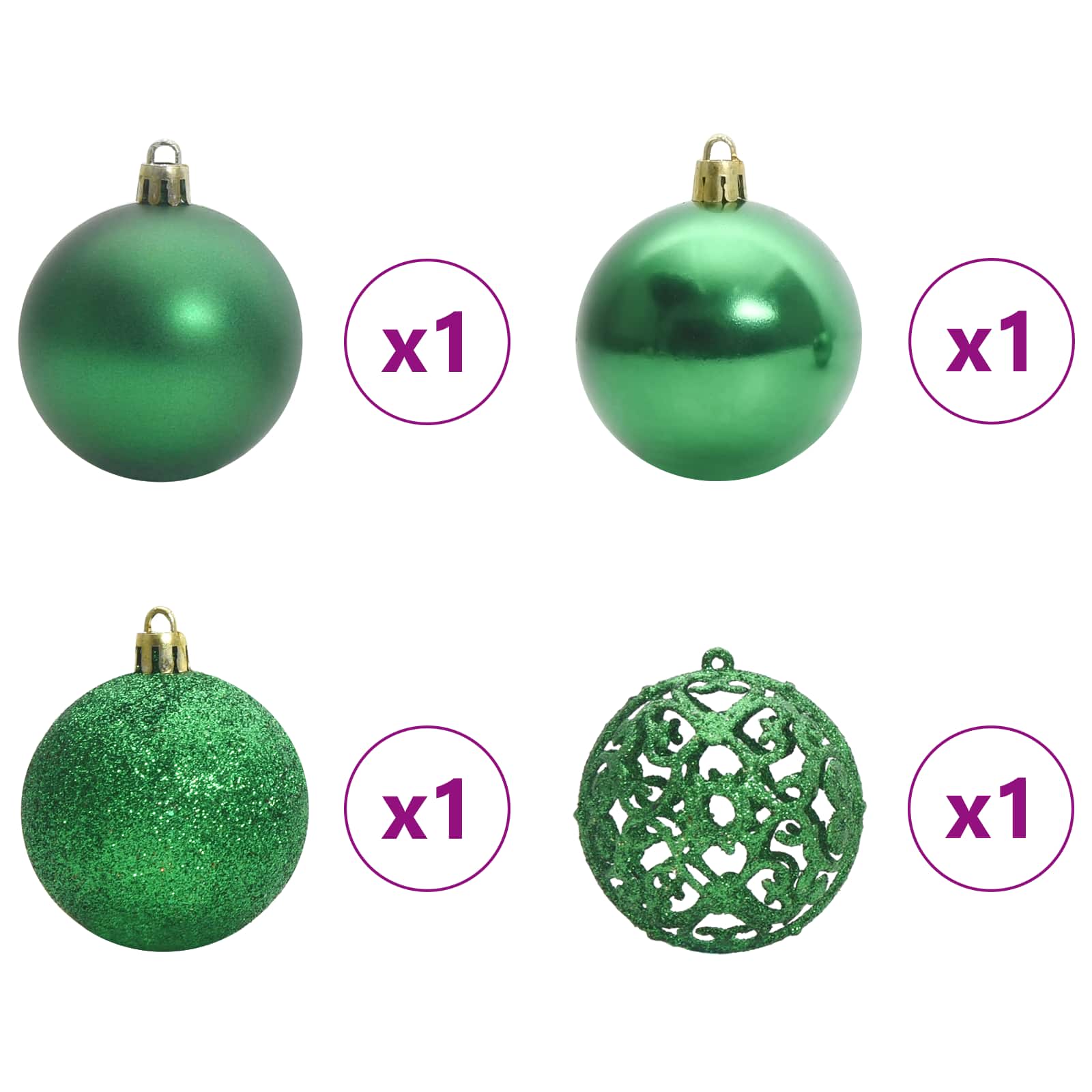 Künstlicher Weihnachtsbaum Weiß 120 cm PVC und Stahl