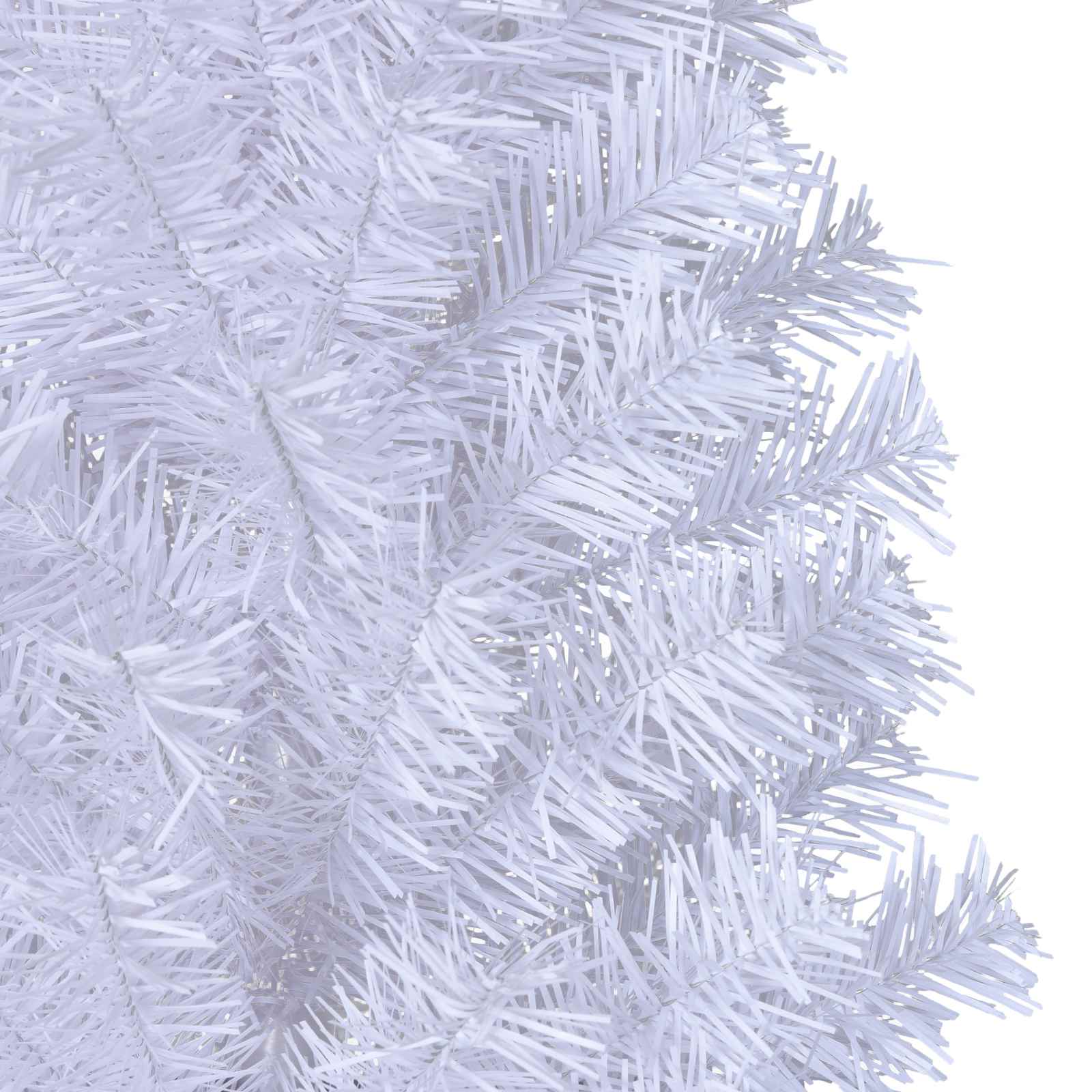 Künstlicher Weihnachtsbaum Weiß 180 cm PVC und Stahl