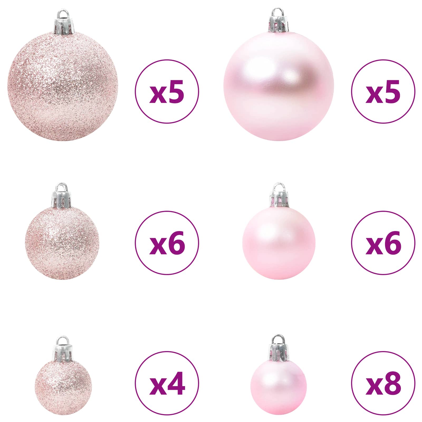 Künstlicher Weihnachtsbaum Weiß 150 cm PVC und Stahl