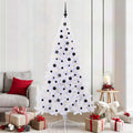 Künstlicher Weihnachtsbaum Weiß 210 cm PVC und Stahl