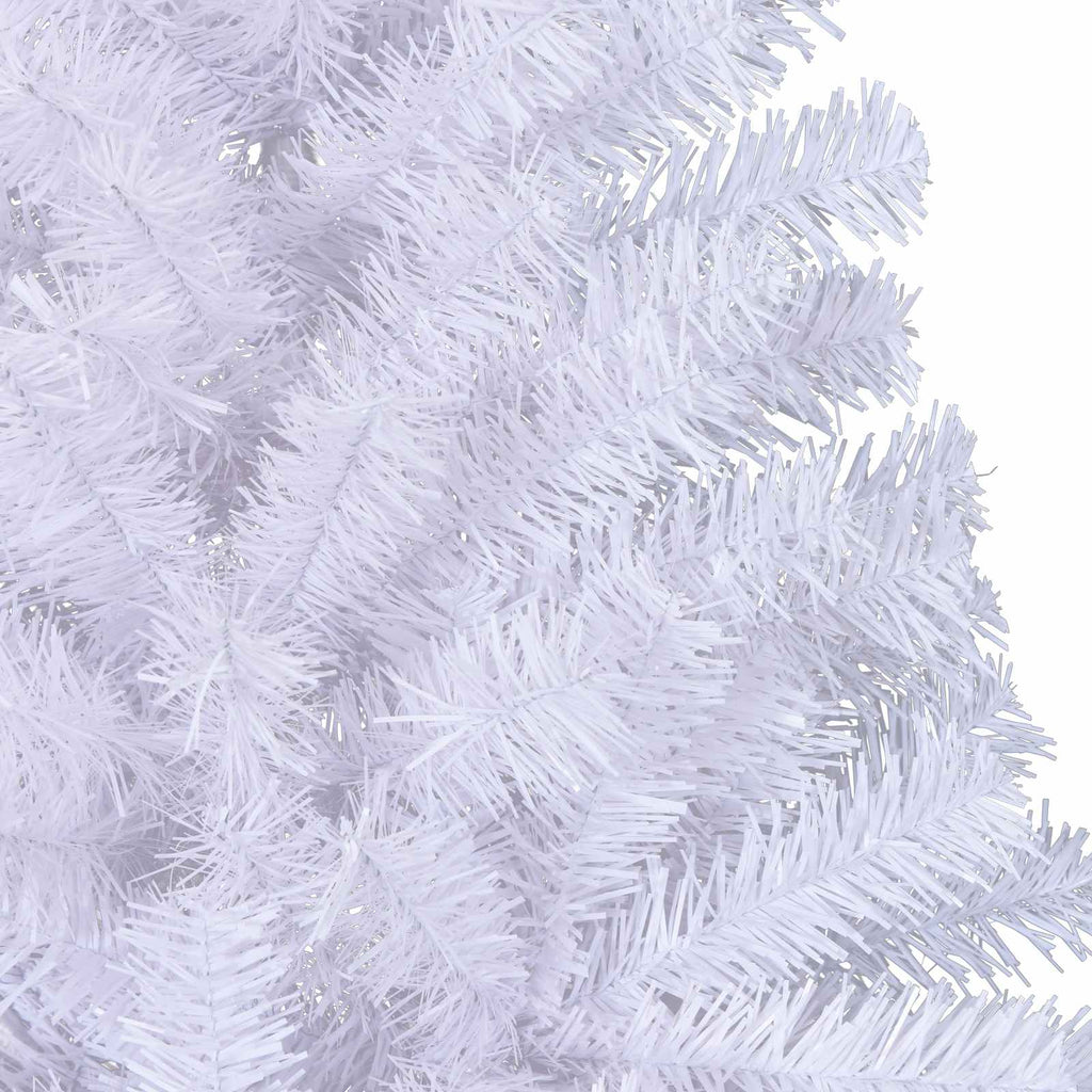 Künstlicher Weihnachtsbaum Weiß 240 cm PVC und Stahl