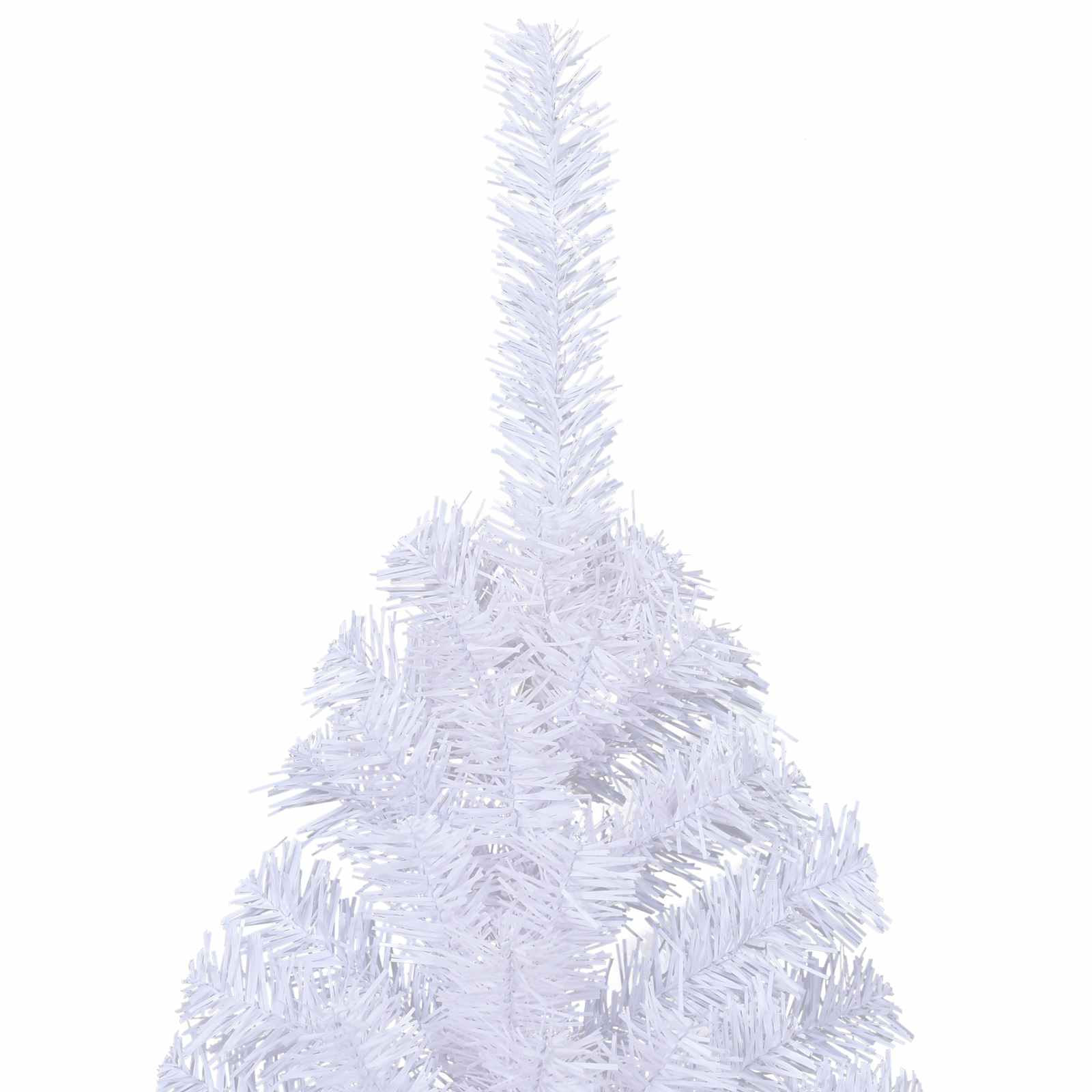 Künstlicher Weihnachtsbaum Weiß 240 cm PVC und Stahl