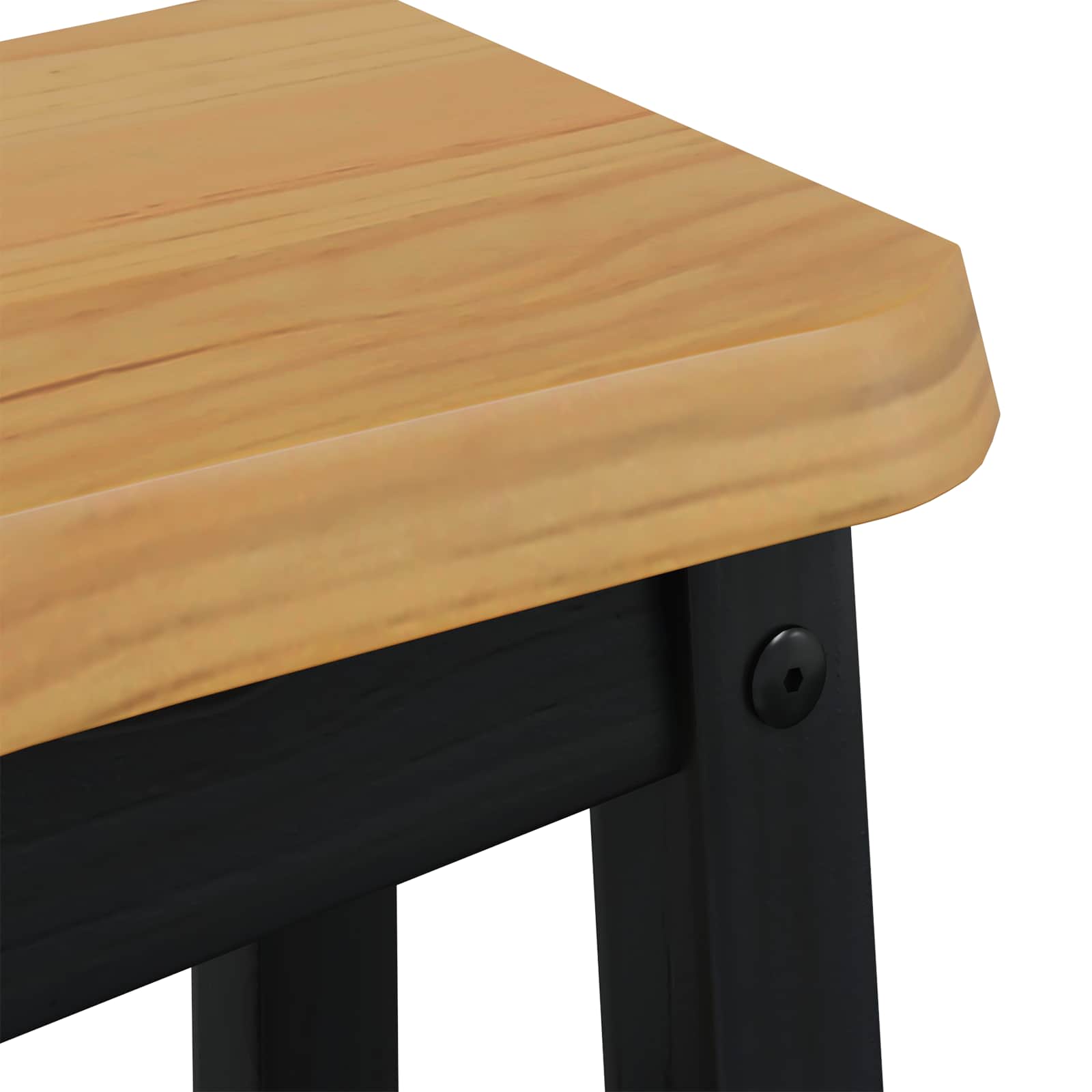 Barhocker EKAI 2 pcs Schwarz 40 x 29 x 45,5 cm