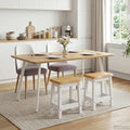 Barhocker EKAI 2 pcs Weiß 40 x 29 x 45,5 cm