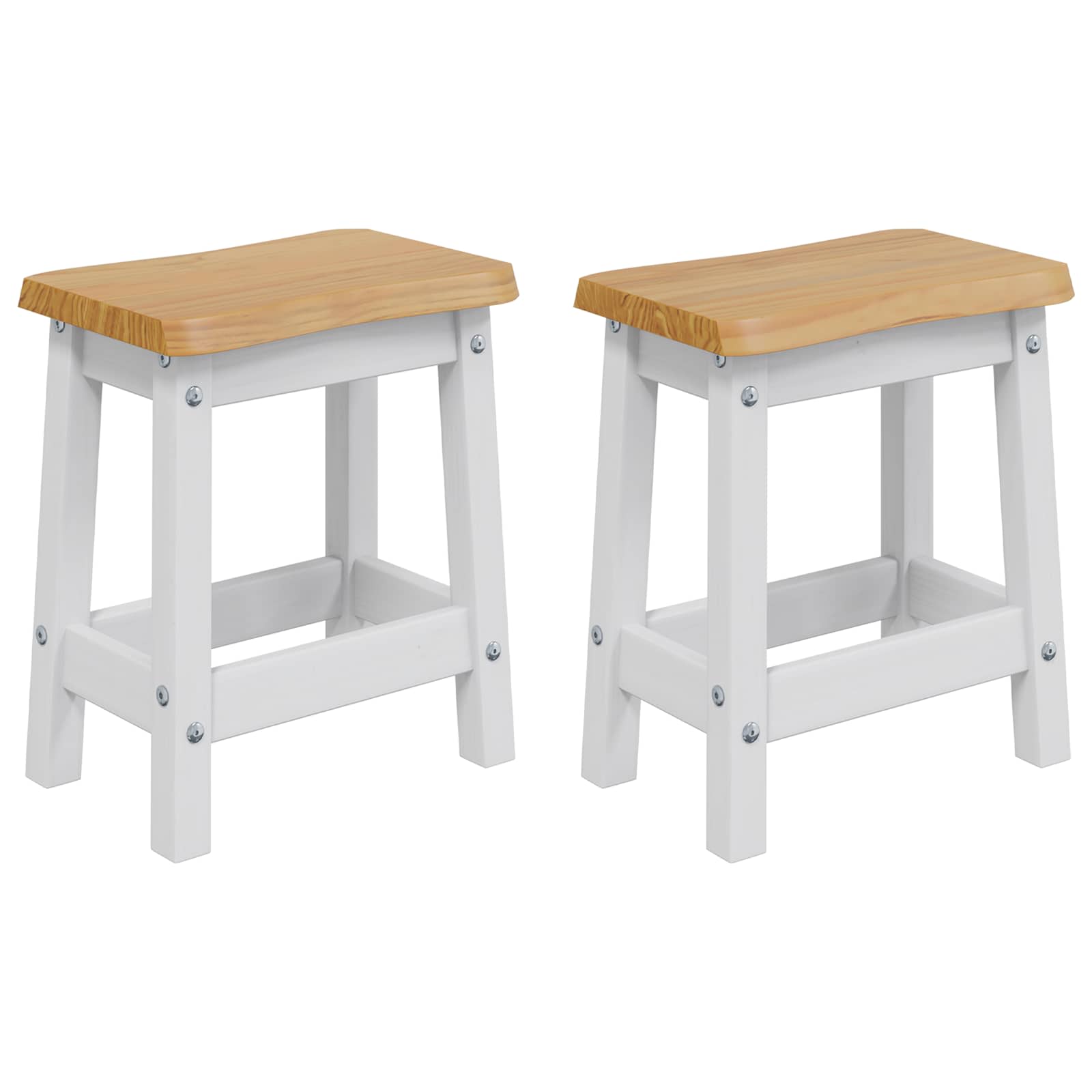 Barhocker EKAI 2 pcs Weiß 40 x 29 x 45,5 cm