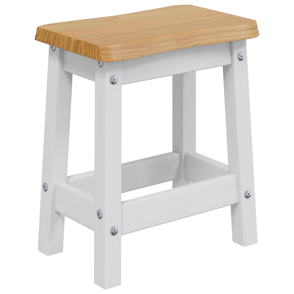 Barhocker EKAI 2 pcs Weiß 40 x 29 x 45,5 cm