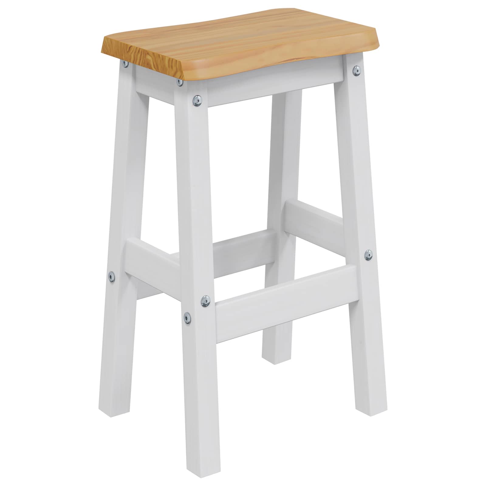 Hoher Barhocker EKAI 2 pcs Weiß 40 x 29 x 63 cm