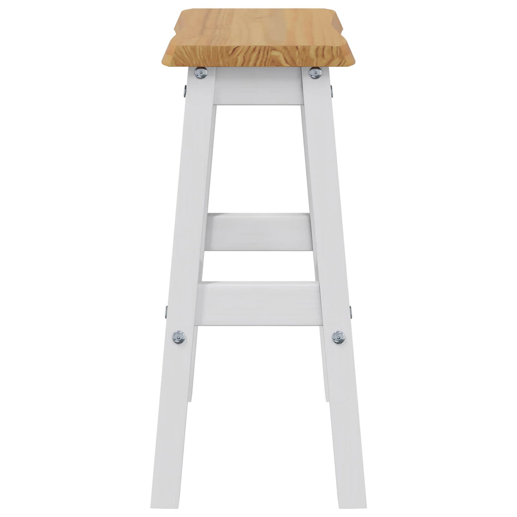 Hoher Barhocker EKAI 2 pcs Weiß 40 x 29 x 63 cm