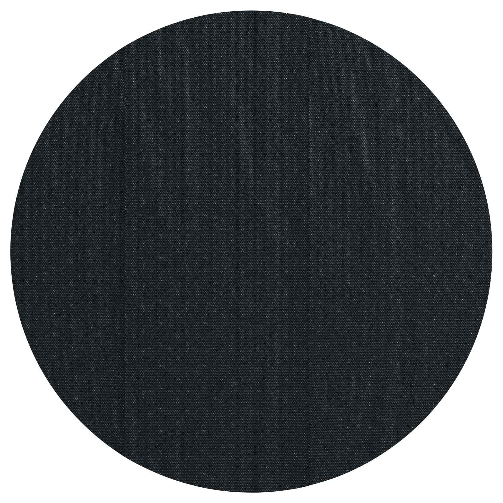 Solar Poolabdeckung Hochwertig Ø 417 cm 200 μm Rund PE Schwarz