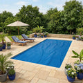 Solar Poolabdeckung Hochwertig 1000 x 600 cm 200 μm Quadratisch