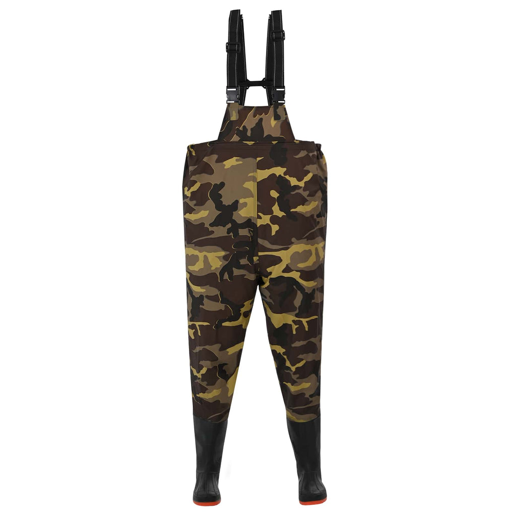 Wathose mit Stiefeln PVC-beschichtetes Polyester Größe 41