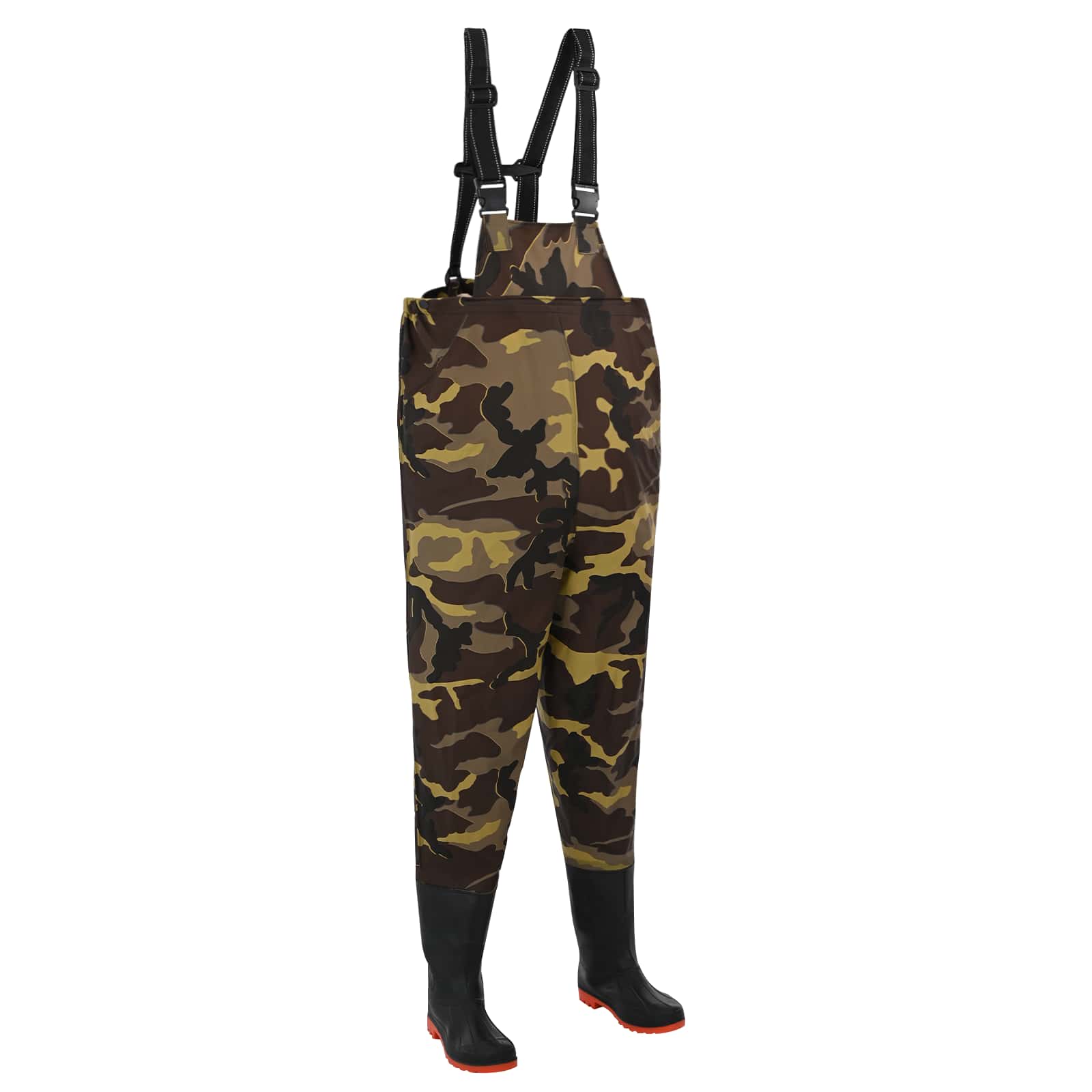 Wathose mit Stiefeln PVC-beschichtetes Polyester Größe 42