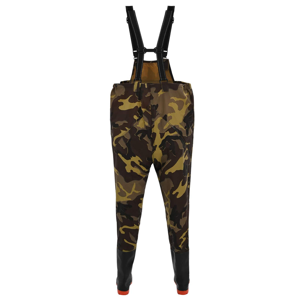 Wathose mit Stiefeln PVC-beschichtetes Polyester Größe 44