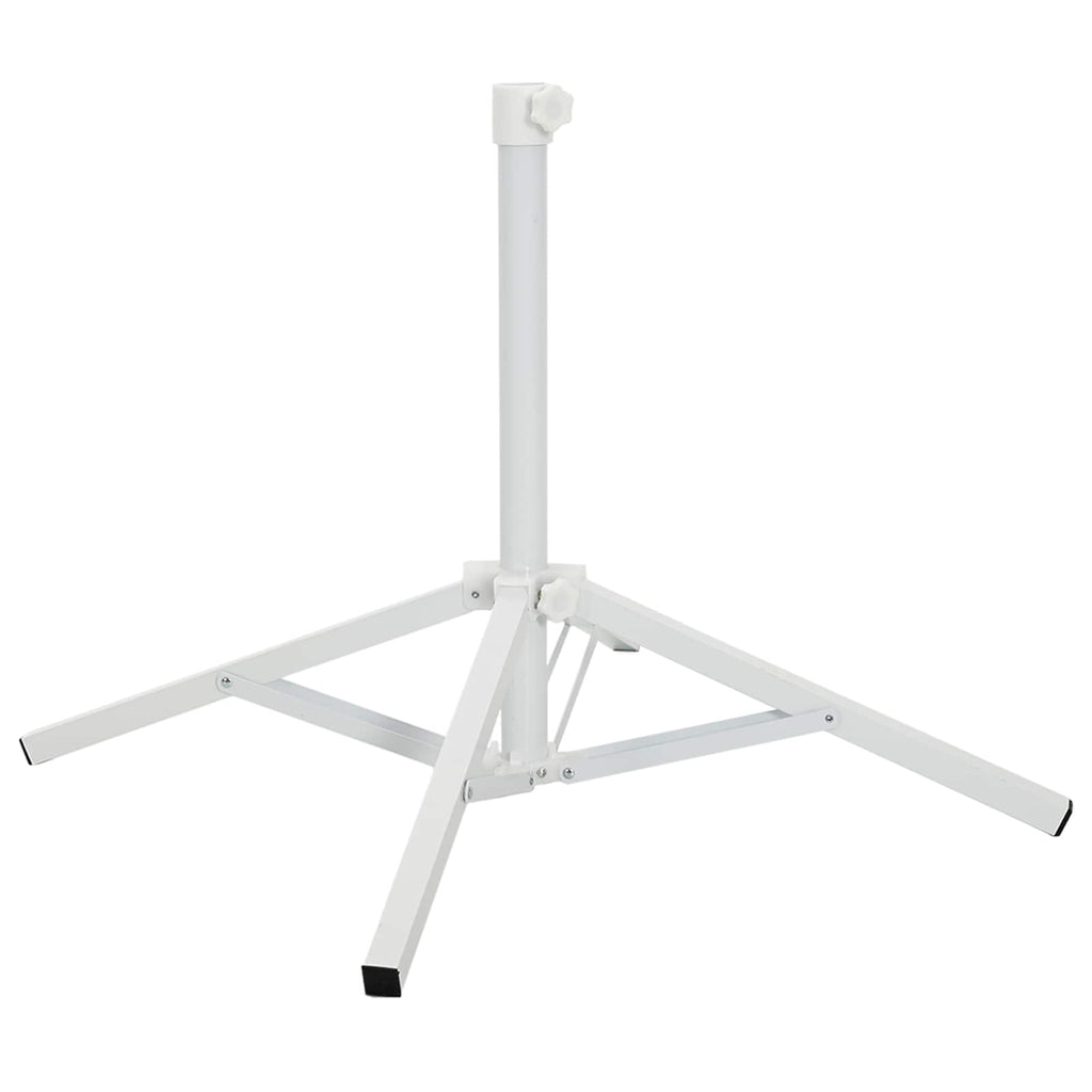 Sonnenschirmständer Weiß Stahl für 25-32 mm Mast
