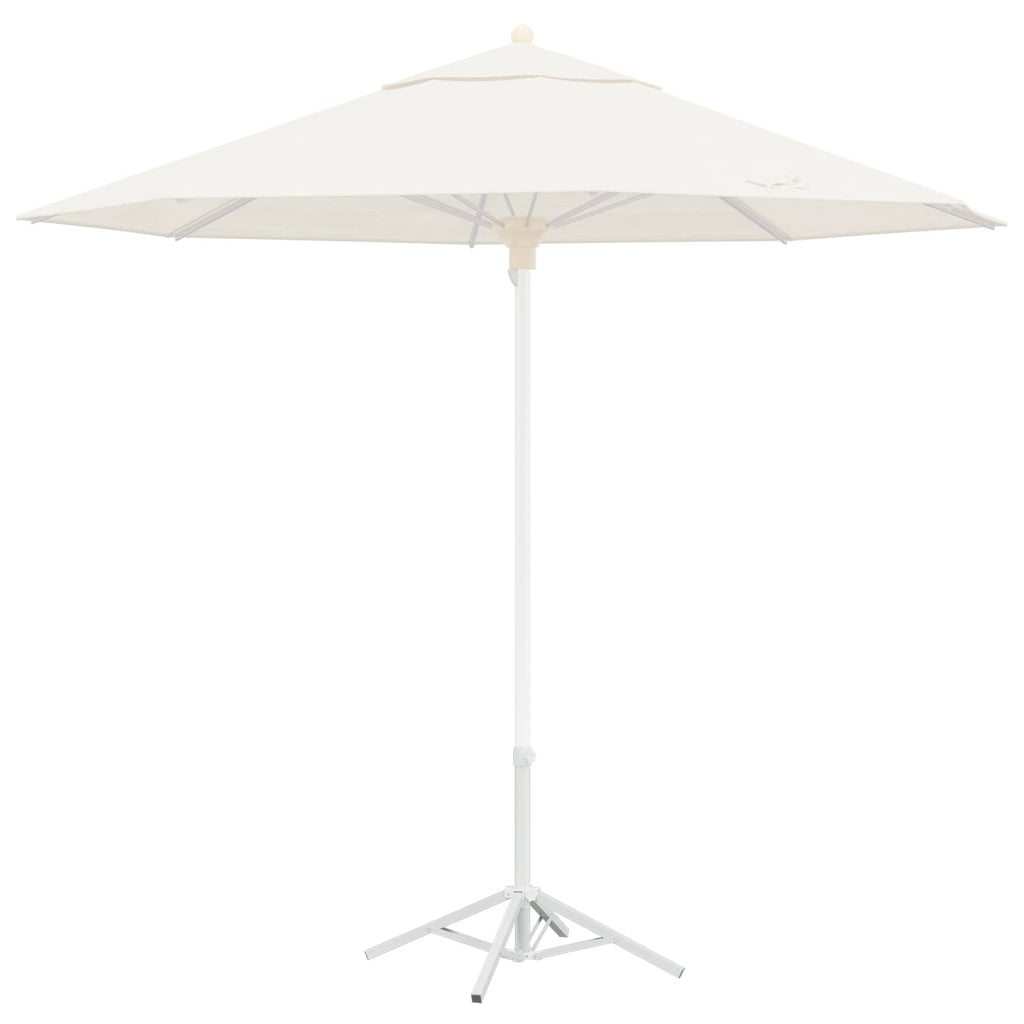 Sonnenschirmständer Weiß Stahl für 25-32 mm Mast