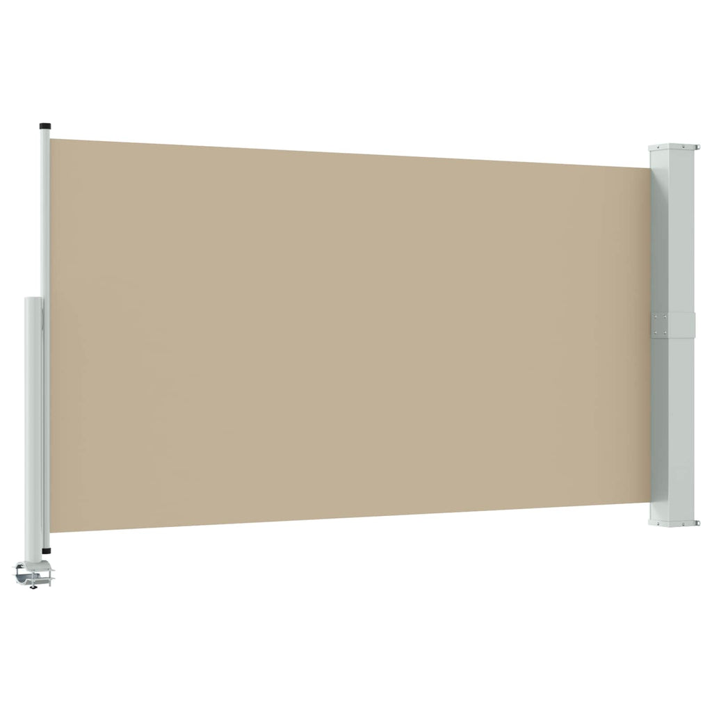 Seitenmarkise 117 x 300 cm 100% Polyester Eisen Stahl