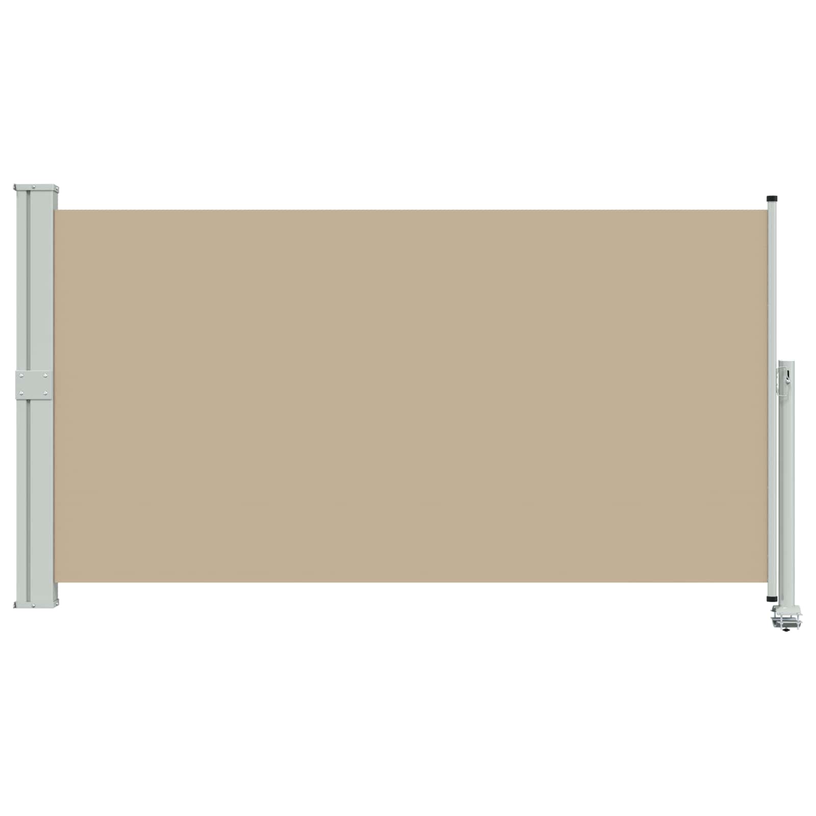 Seitenmarkise 117 x 300 cm 100% Polyester Eisen Stahl