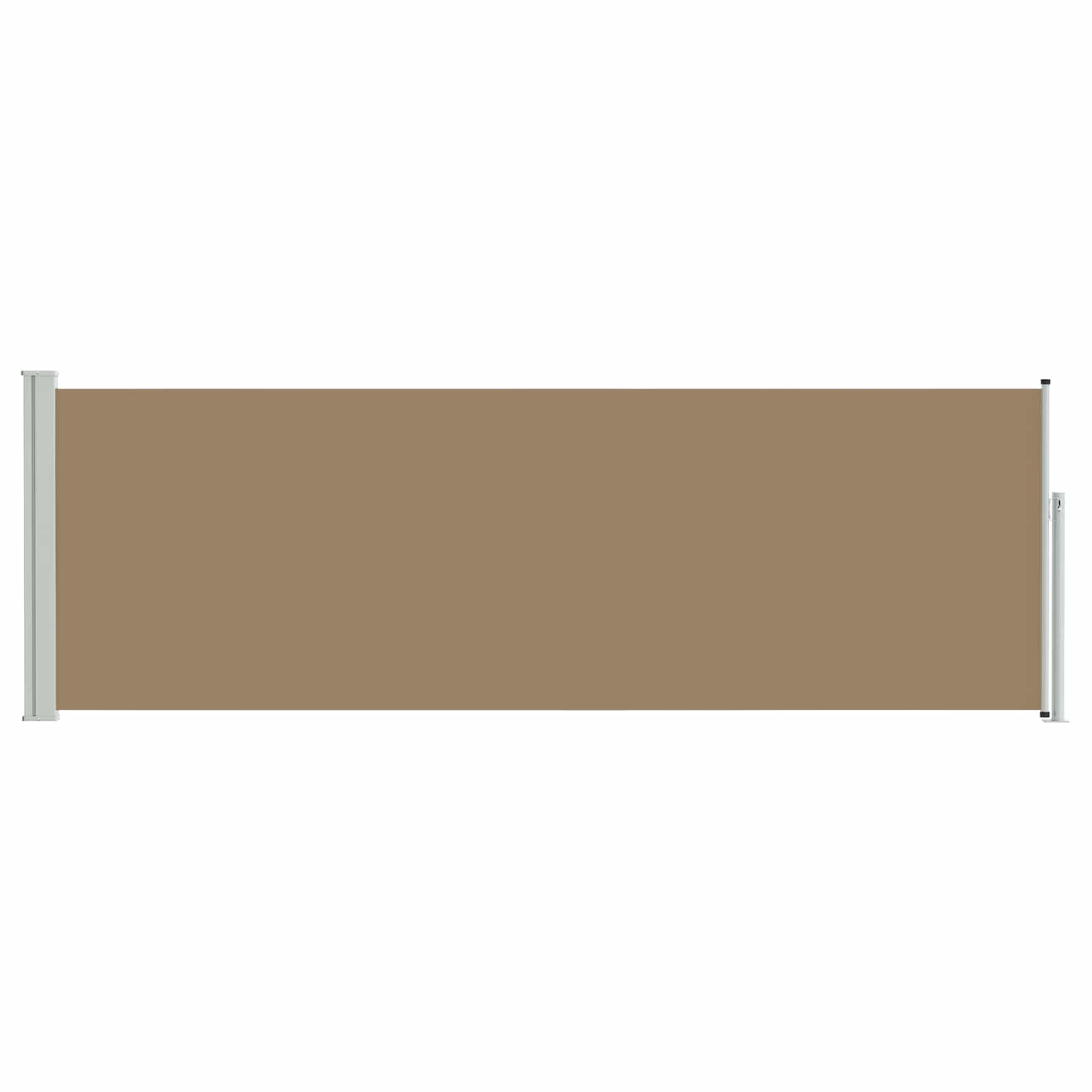 Ausziehbares Seitenmarkise Taupe 300 x 100 cm Polyester