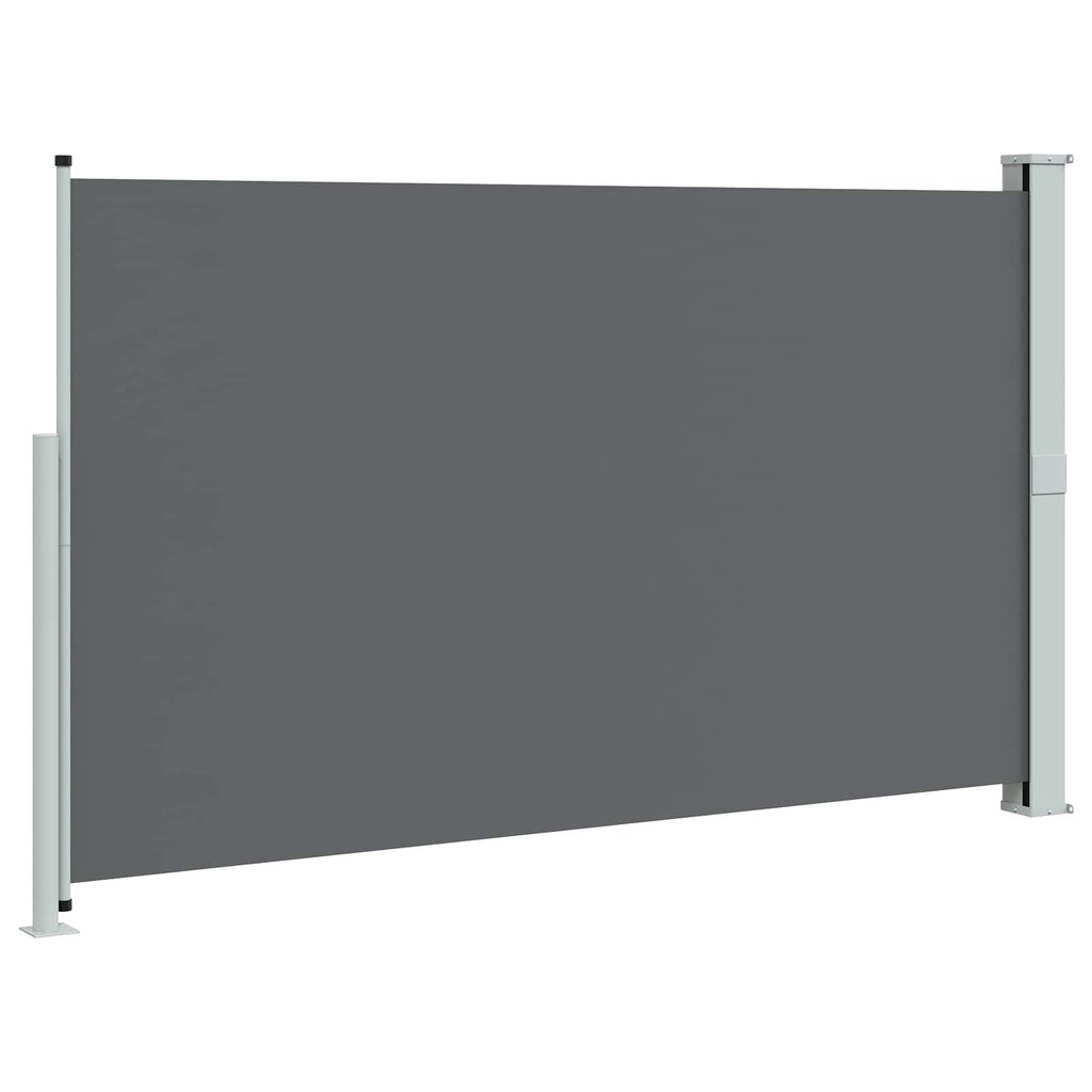 Ausziehbares Seitenmarkise Anthrazit 300 x 180 cm Polyester