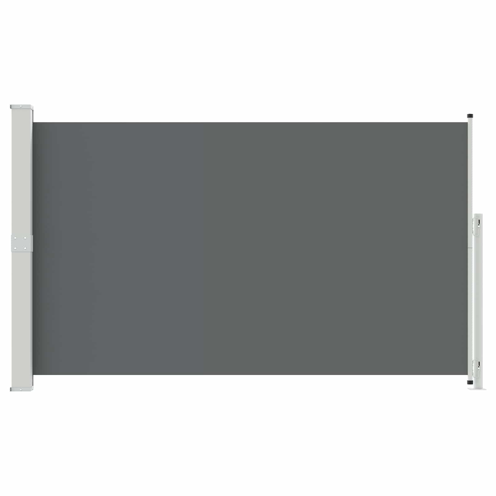 Ausziehbares Seitenmarkise Anthrazit 300 x 180 cm Polyester