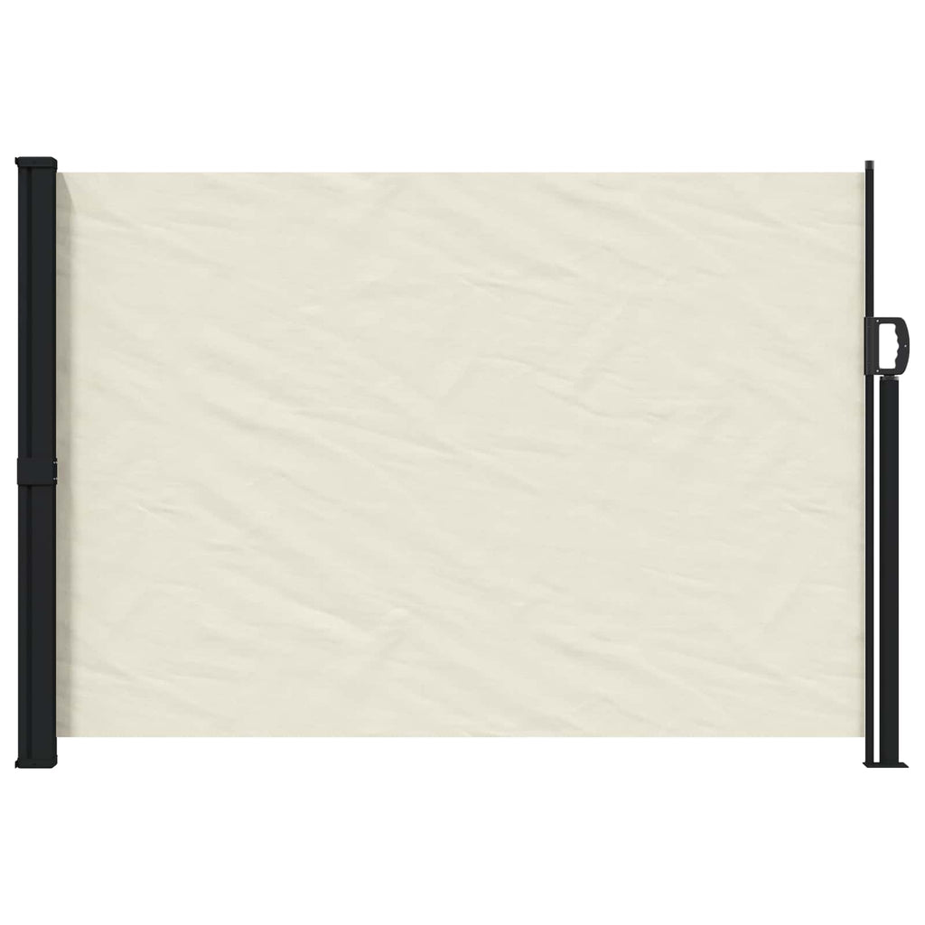 Ausziehbares Seitenmarkise Creme 300 x 170 cm Polyester
