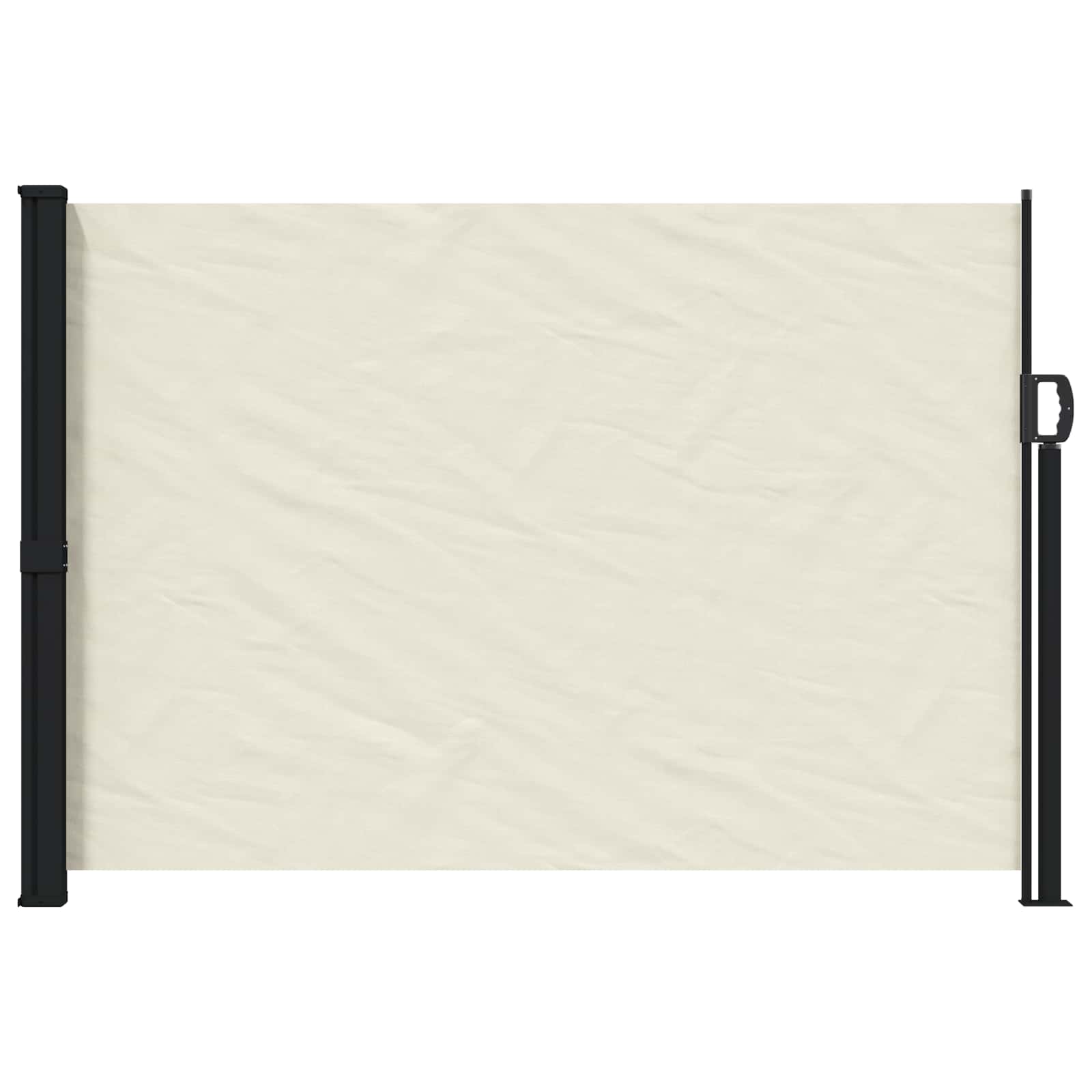 Ausziehbares Seitenmarkise Creme 300 x 170 cm Polyester