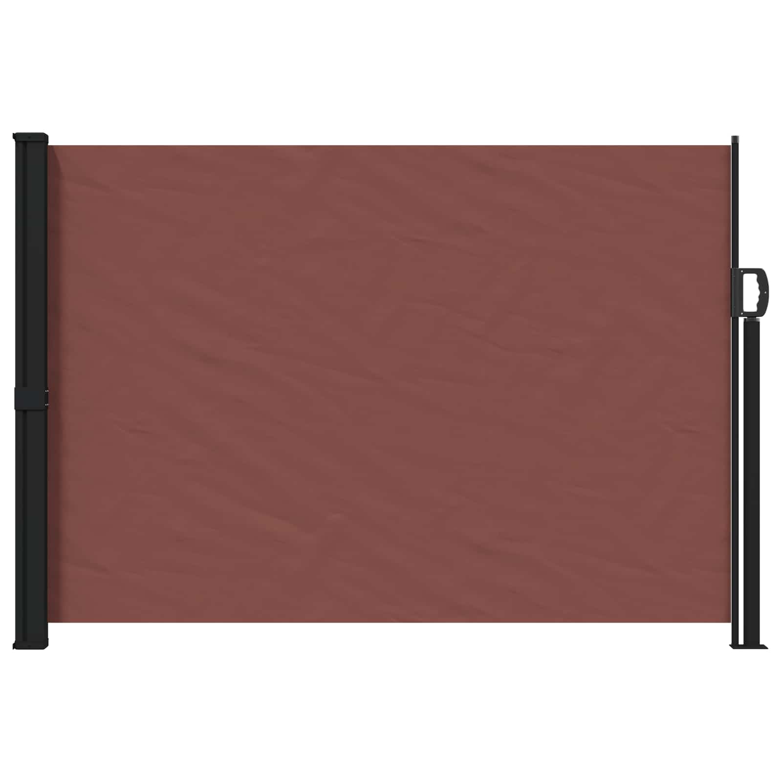 Ausziehbares Seitenmarkise Braun 300 x 170 cm Polyester