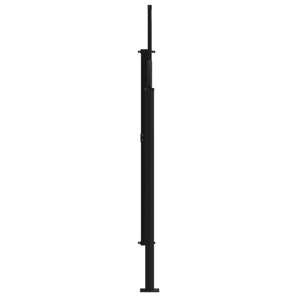 Ausziehbares Seitenmarkise Grau 300 x 170 cm Polyester