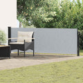 Ausziehbares Seitenmarkise Grau 500 x 100 cm Polyester